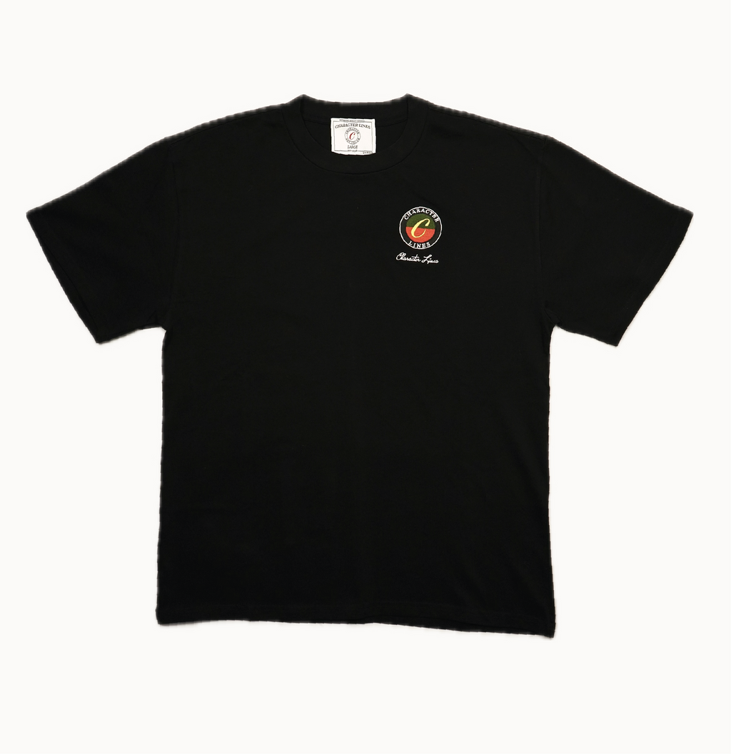 Character Lines - Anchor Tee - Black