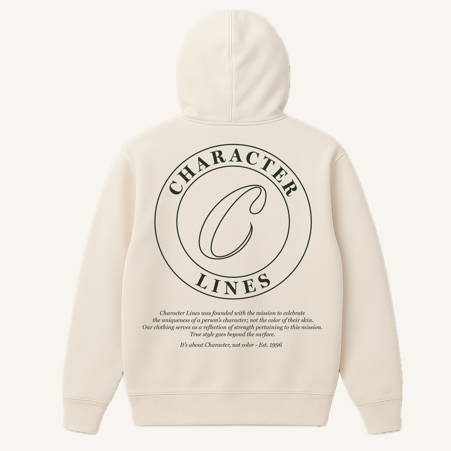 96' Hoodie Cream