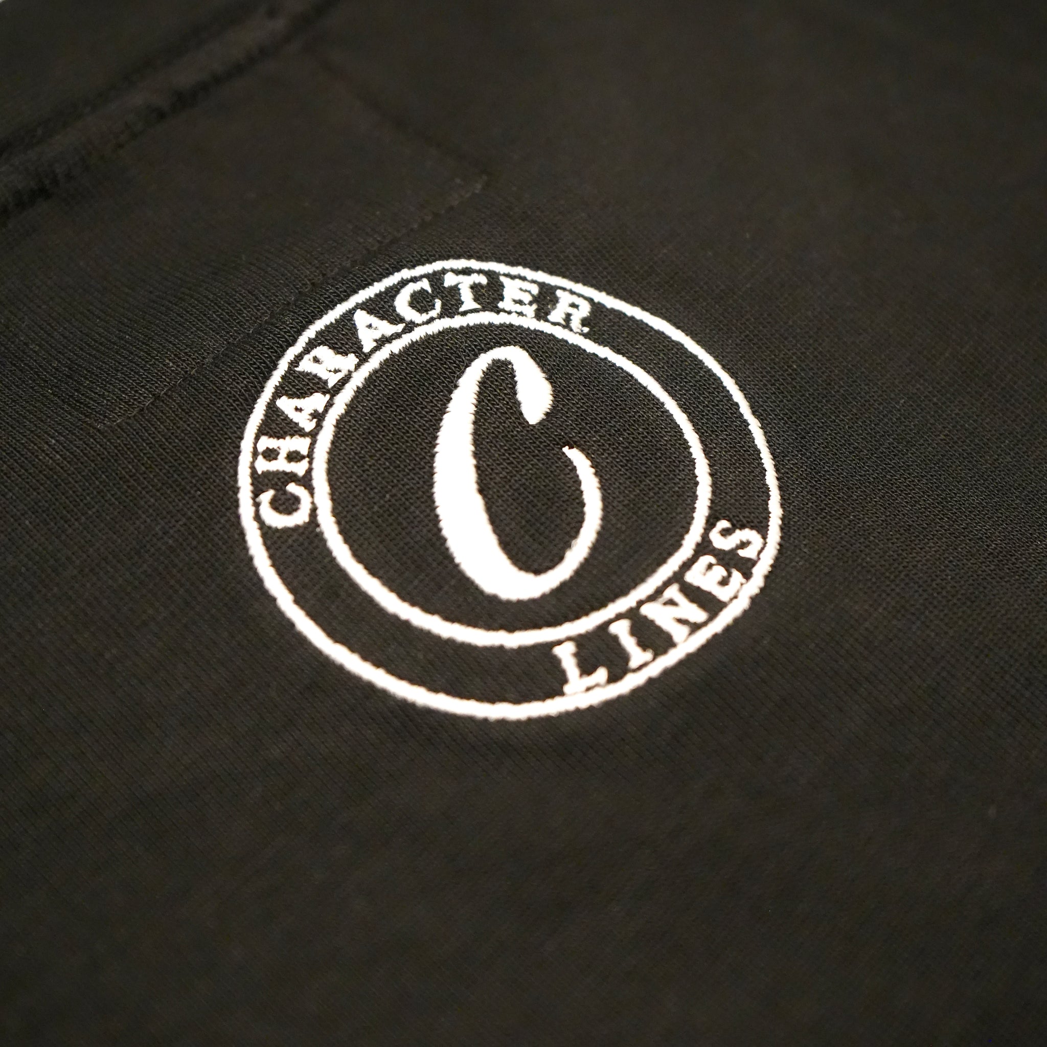 Character Lines - Anchor Tee - Black