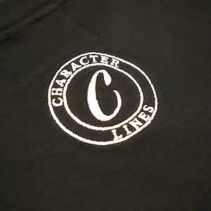 Character Lines - Anchor Tee - Black